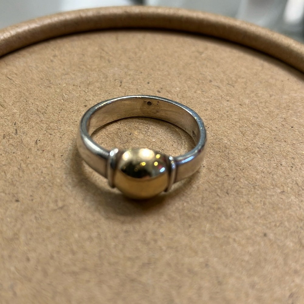Cape Cod gold ball ring